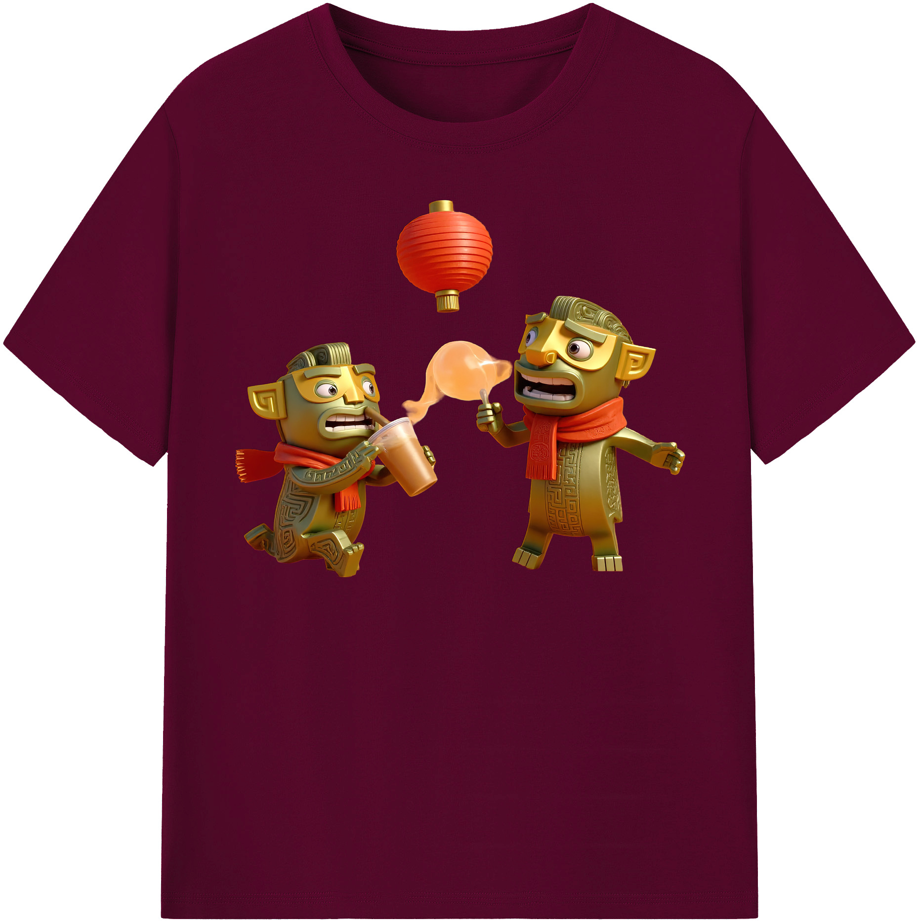 （画像用） Ne Zha 2 ナタ 魔童の大暴れ レディースカジュアルプリントTシャツ（綿100％）